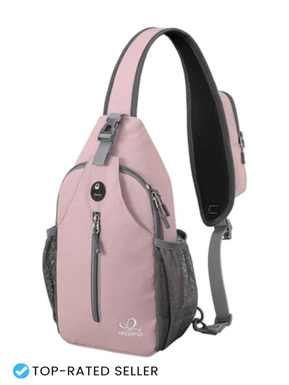 Nylon Crossbody Sling Backpack Daypack Travel Hiking Bag